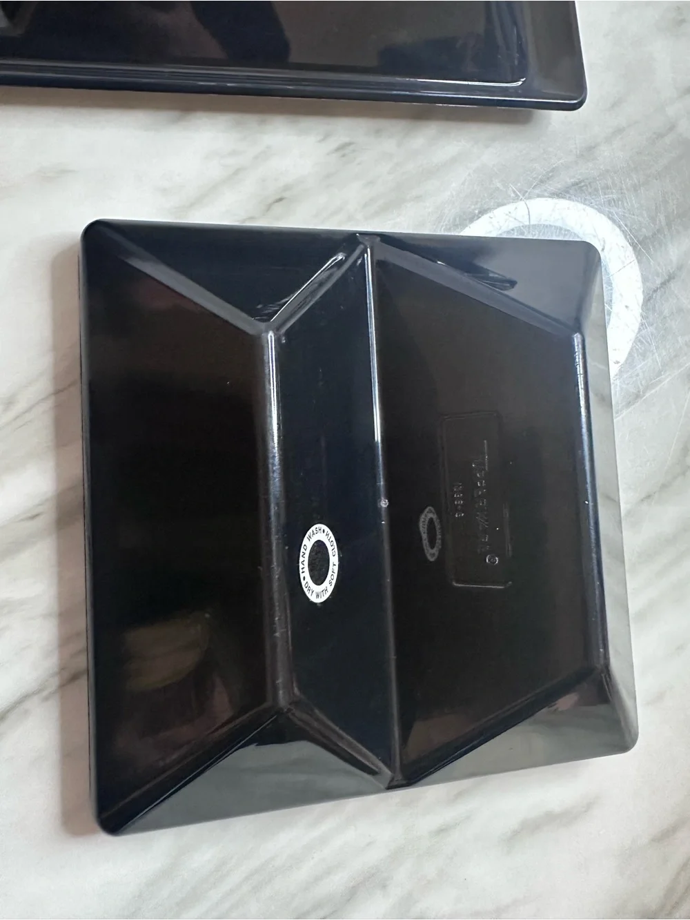 Tupperware Black Compartment Serving Trays - Set of 3